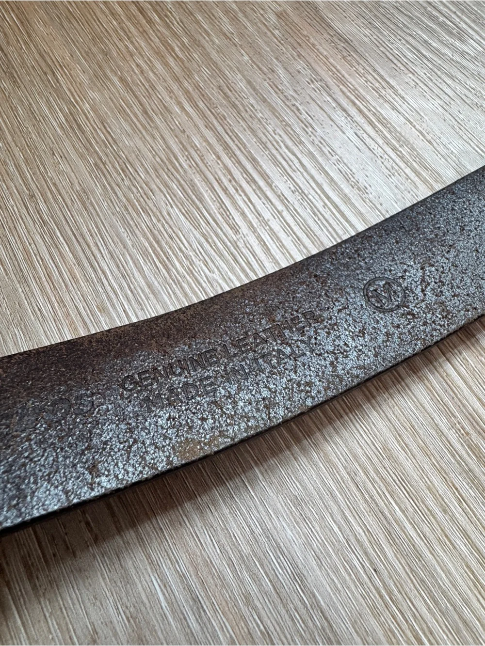 Albatros Brown Croc Embossed Leather Belt Italy Fits 30-34 Medium